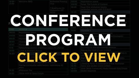 Click for Conference Program